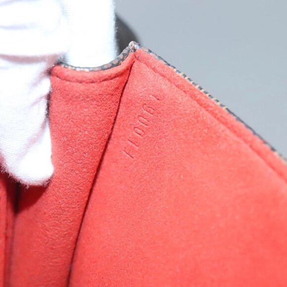 LOUIS VUITTON Damier Ebene Pochette Twin GM Shoulder Bag SPO N51851 Auth - Picture 4 of 14